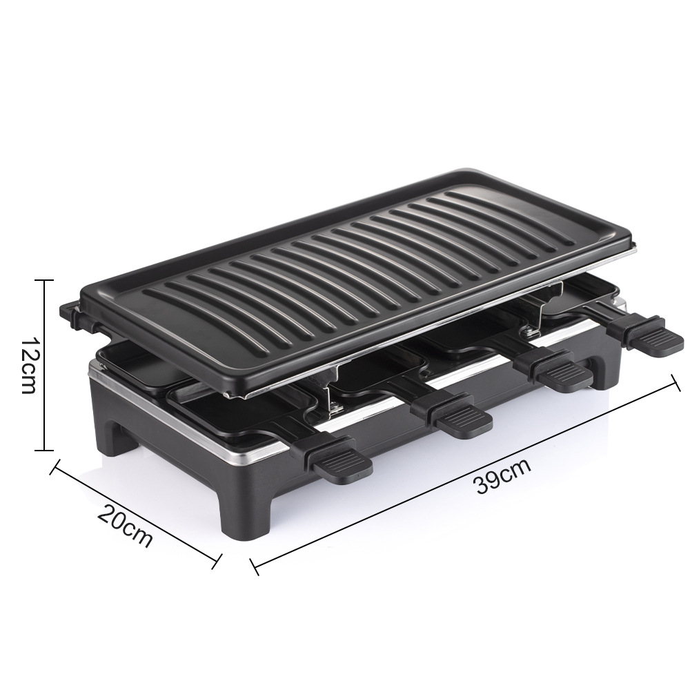 Raclette Grill Table - Многофункциональный выдвижной электрический гриль-барбекю для дома