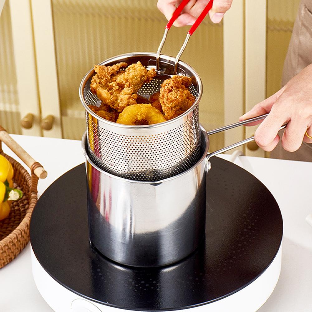 Deep Fryer Stainless - Фритюрница из нержавеющей стали с корзиной-ситом,