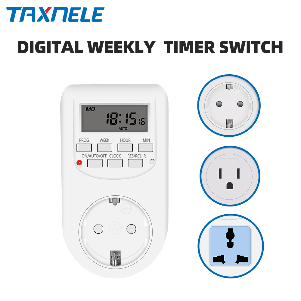 Kitchen Appliances Uk - Цифровой таймер, электронный, 12/24 часа, еженедельная