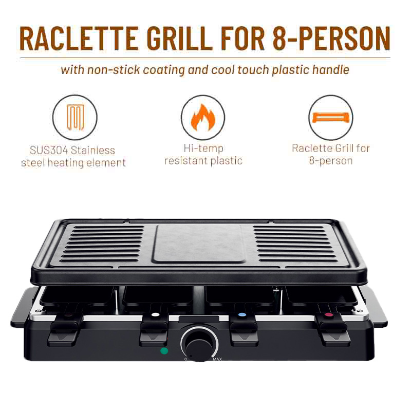 Портативный коммерческий/бытов – обзор и цена Raclette Grill Table