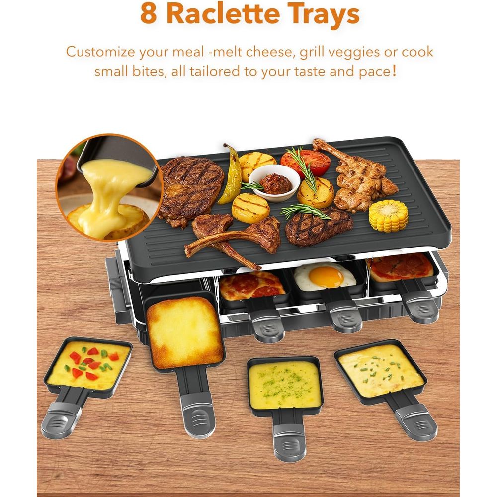 Электрический гриль-раклетница – обзор и цена Raclette Grill Table