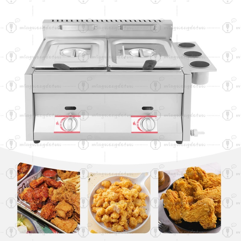 НОВАЯ Коммерческая газовая фри – обзор и цена Deep Fryer Stainless