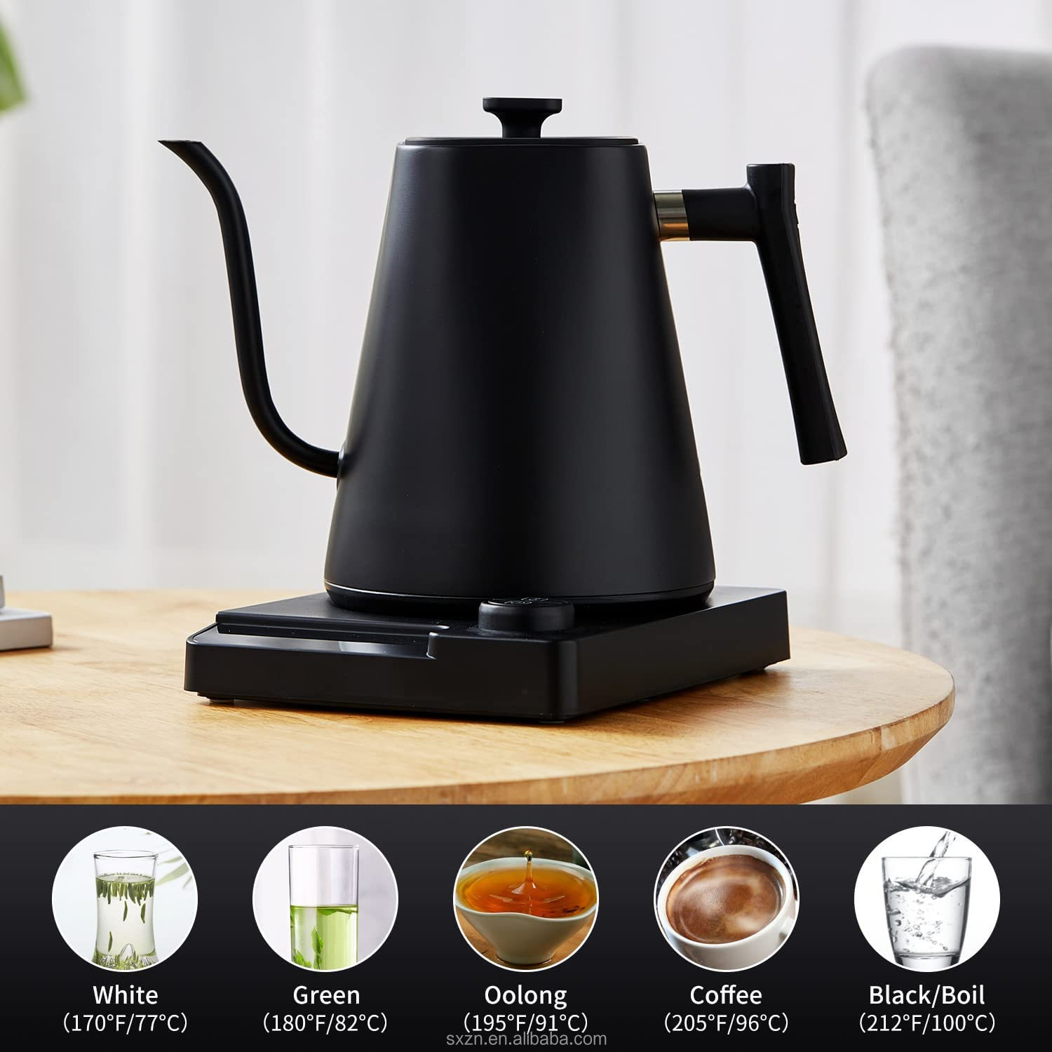 Новое поступление, 0,9 л, элек – обзор и цена Electric Kettle Gooseneck