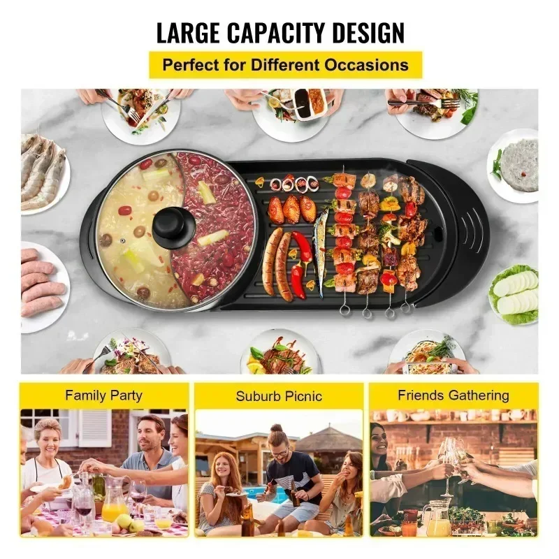 Электрическая кастрюля для бар – обзор и цена Raclette Grill Table