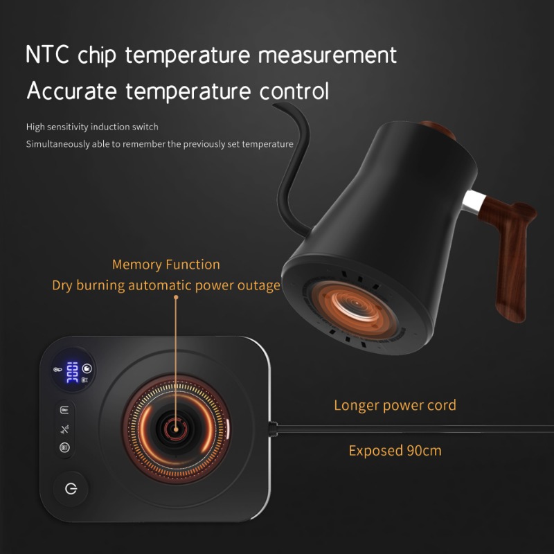 1200 Вт интеллектуальный элект – обзор и цена Electric Kettle Gooseneck