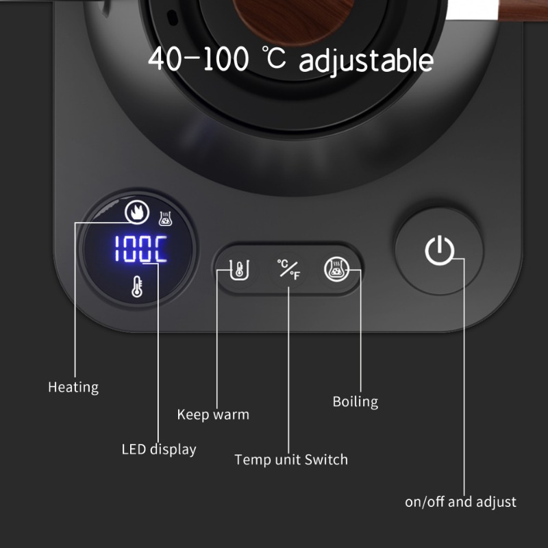 1200 Вт интеллектуальный элект – обзор и цена Electric Kettle Gooseneck