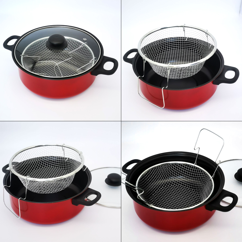 Глубокий горшок для жарки фри  – обзор и цена Deep Fryer Stainless