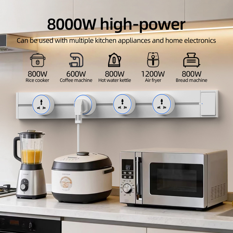Белая мобильная розетка-трек д – обзор и цена Kitchen Appliances Uk