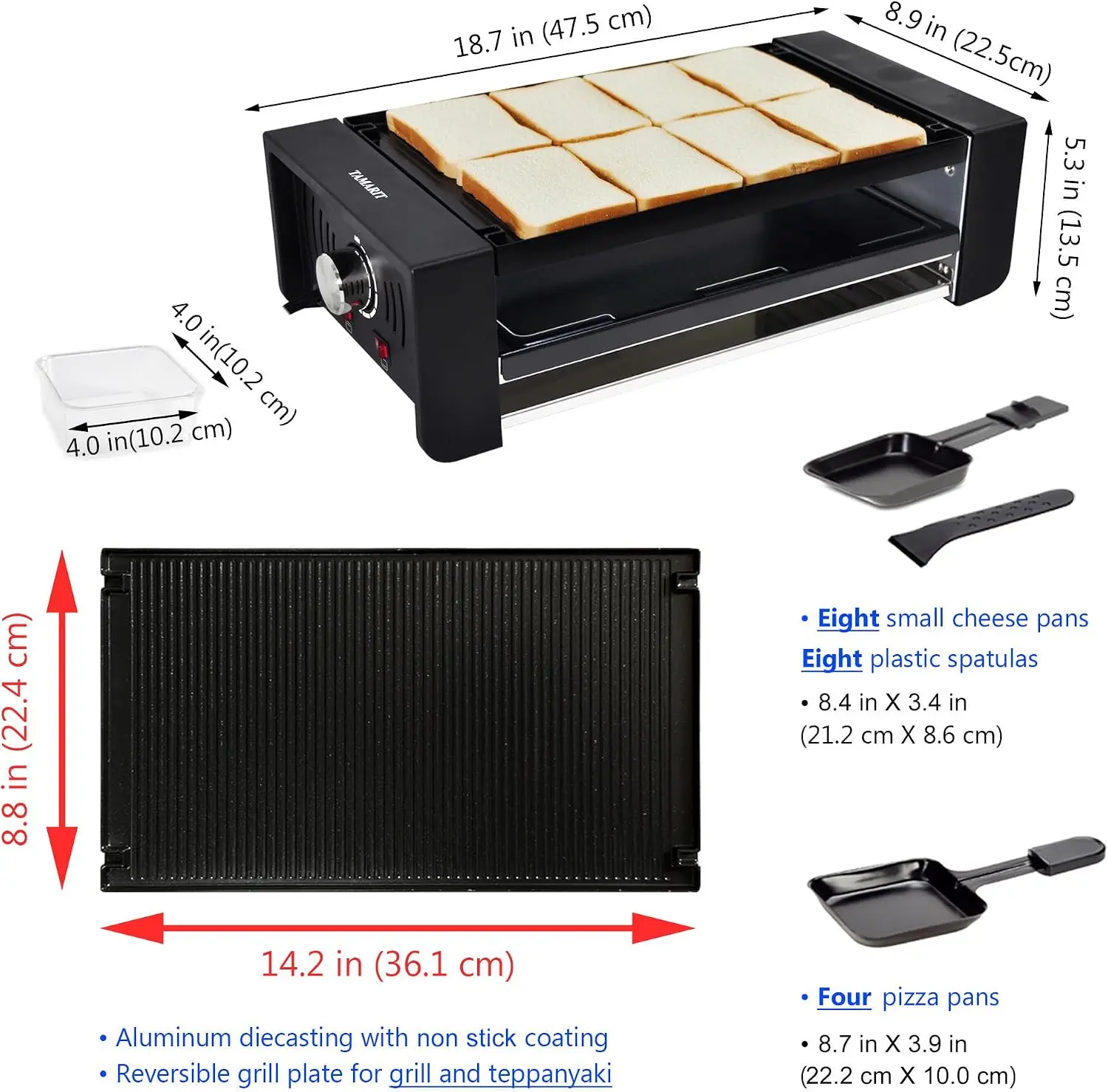 Портативный электрический коре – обзор и цена Raclette Grill Table